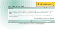 Tablet Screenshot of duniasemu.org